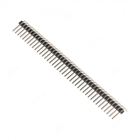 Connettore maschio pin strip 40 pin angolo retto