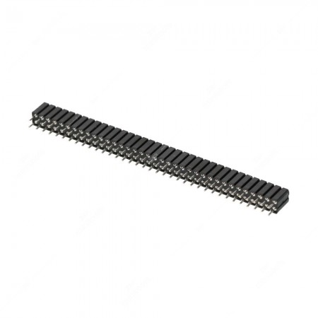 Connettore pin strip femmina 2x36 contatti torniti