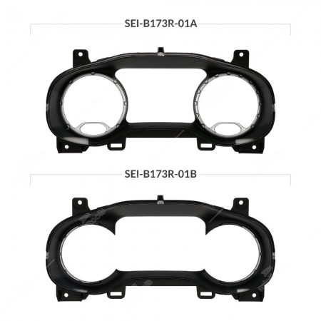 Confronto versioni cornice cruscotto Jeep Renegade