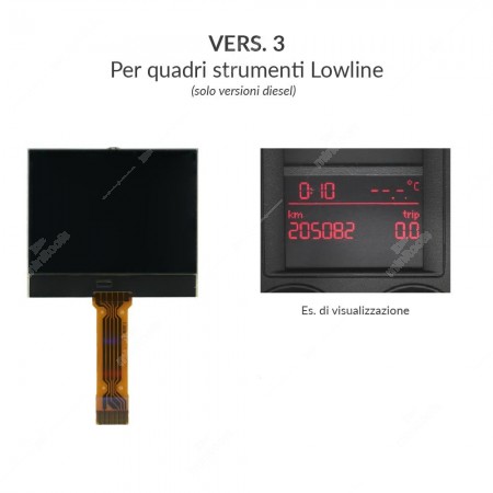 Display lowline quadri strumenti diesel Visteon Skoda e Volkswagen
