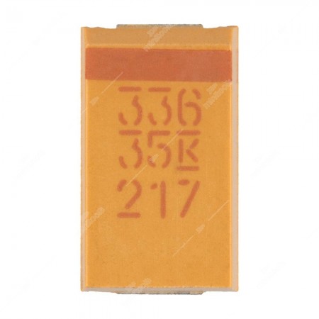 Condensatore SMD al tantalio 33uF 35V 125°