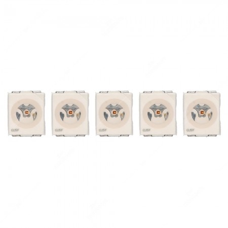 LED verde per contachilometri Lancia - 2 pin SMD - 3.5x2.8mm - 5 pezzi