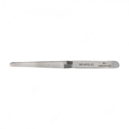 Pinzetta di precisione MTQ-32 a punte incrociate (reverse action) con punte rounded – vista laterale intera