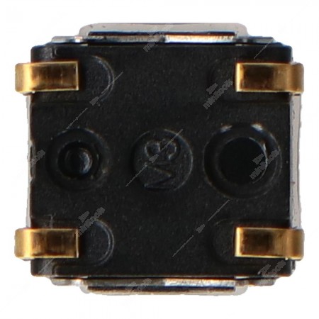 Interruttore tattile SMD 6,2x6,2x3,5mm (normalmente aperto) – Contatti "J Lead" - lato inferiore