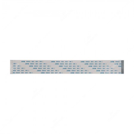 FFC / FPC 20 contatti stesso lato - lunghezza 170mm - passo 1mm - fronte