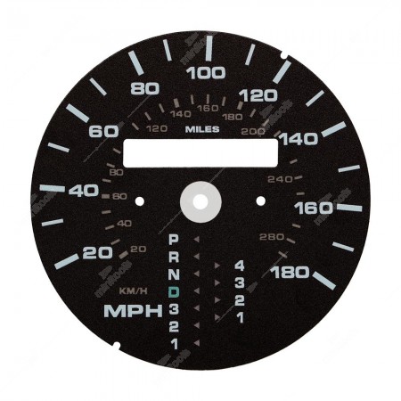 Fondino conversione kmh mph tachimetro Porche 964 - 993 con cambio automatico