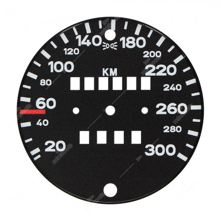 Fondino per quadri strumenti km/h Porsche 911 930 Turbo 3.3