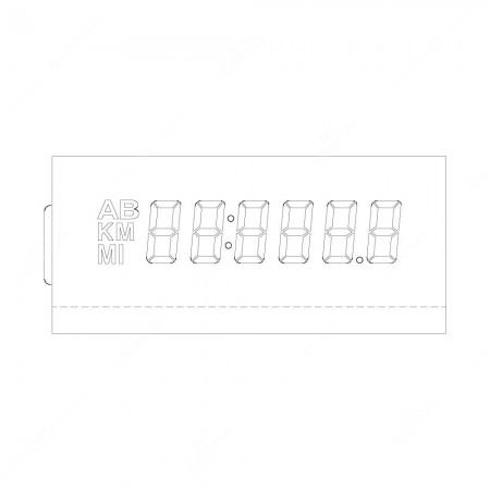 Schema display contachilometri Moto Harley 2006-2017