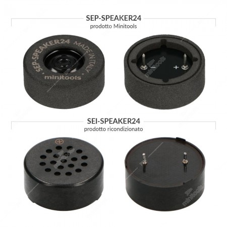 Confronto versioni cicalino 0,15W, 32ohm per tachimetri