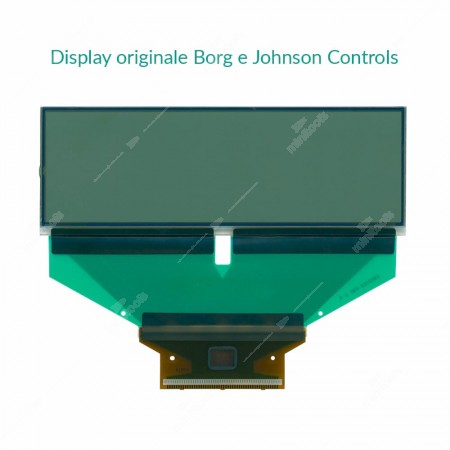 Display LCD retroilluminazione verde computer di bordo Borg e Johnson Controls