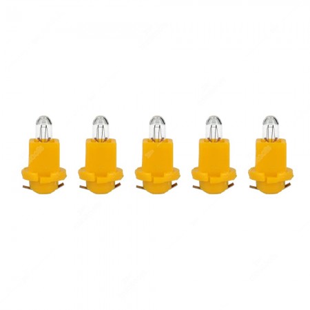 Confezione lampadine per cruscotto EBS-R11 24V base gialla