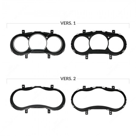 Confronto versioni disponibili cover anteriore tachimetro Renault Koleos