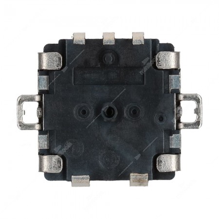 Encoder rotativo meccanico incrementale, 16 impulsi/giro, con tasto a pressione, 32 fermi 15,7x12x17,5h mm