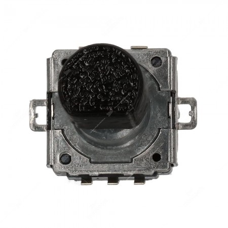Encoder di ricambio per apparecchiature elettroniche. con tasto a pressione. 16 impulsi/giro. 32 scatti - altezza: 19,5mm