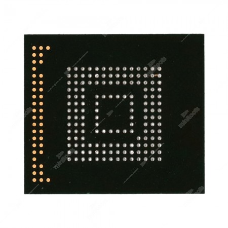 Flash Memory MTFC4GMCDM-1M WT TFBGA Micron, lato inferiore