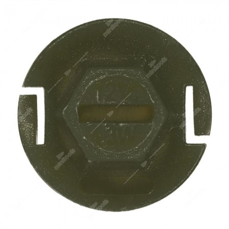 Lampadina per cruscotto BX8,4d 12V base verde oliva parte inferiore