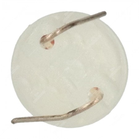 Lampadina per quadri strumenti Kw2x4,6d 12V base bianca - parte inferiore