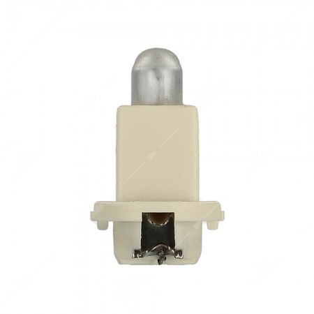 Lampadina per cruscotto di mezzi pesanti, EBS-R10 24V 1,2W con base bianca - Confezione da 5 pz