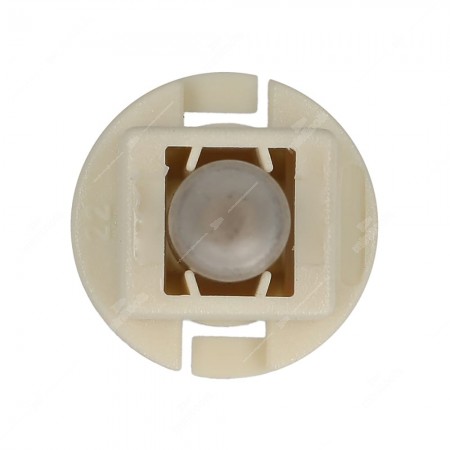 Lampadina per cruscotto di mezzi pesanti, EBS-R10 24V 1,2W con base bianca - Confezione da 5 pz