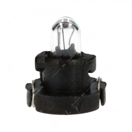 Lampadina per cruscotto 12V 0,5W, con base nera - Confezione da 5 pz