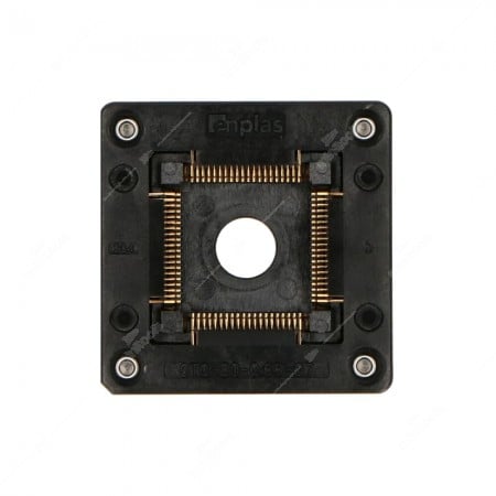 Zoccolo QFP80, 80 pin, passo tra pin 0,65mm