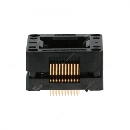 Zoccolo QFP80, 80 pin, passo tra pin 0,65mm