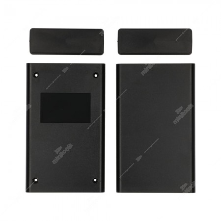 Box per elettronica, materiale ABS V0, colore: nero