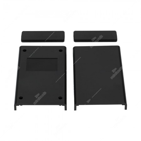 Contenitore per elettronica, materiale: ABS V0, colore: nero