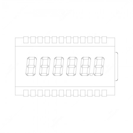 Schema display contachilometri Moto Harley 1998-2003