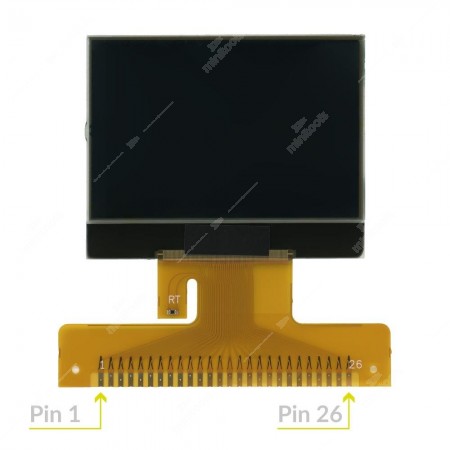 Display LCD per la riparazione di contachilometri Audi A2, A3, A4, A6, Volkswagen Golf IV, Passat, Bora, T4, Sharan, Ford Galaxy, Seat Alhambra.