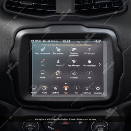 Pellicola protettiva opaca antigraffio per display 8,4" UConnect Jeep, Chrysler, Dodge e RAM