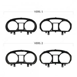 Confronto versioni cover anteriore quadri strumenti VDO Volkswagen Polo Mk4