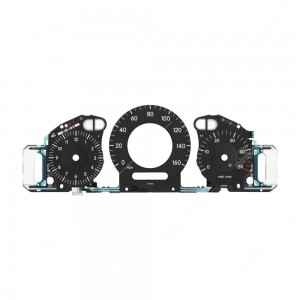 Pannello elettroluminescente completo di fondino (nero - mph) per cruscotti Mercedes CLK W209, CLS C219 e Classe E W211