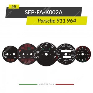 Kit di fondini per quadri strumenti Porsche 911 964