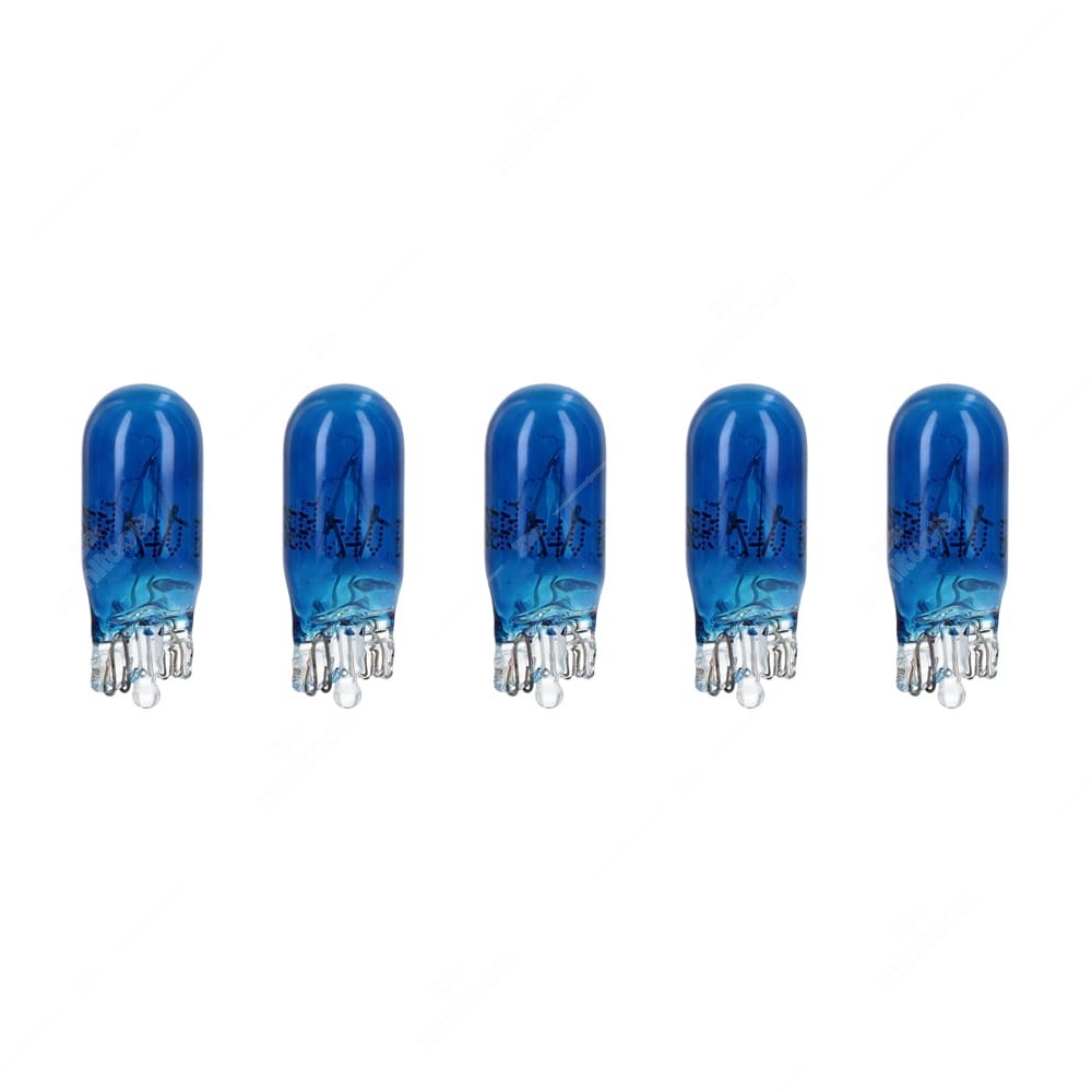 LED 12V 5W W2,1x9,5d -blau -2er Pack- 3-fach LED