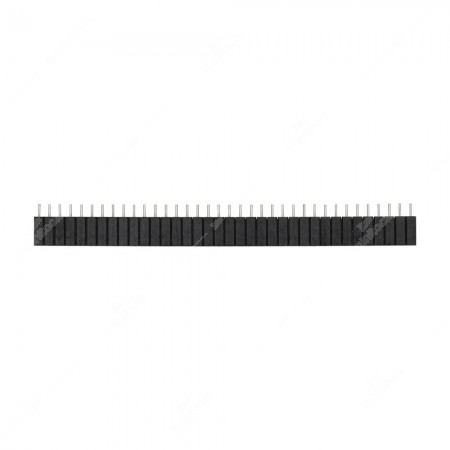 36 turned pins female pin strip header sil connector