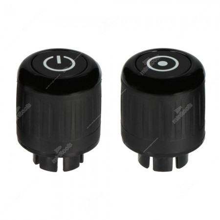Knobs for Fiat 500, Abarth 500, 595 and 695 7" car stereo