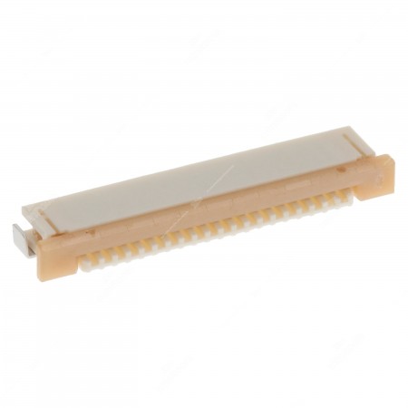 Zif connector for FPC / FFC - 20 pins - 1mm pitch