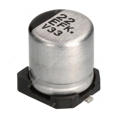 SMD capacitor 25V 22uF 105°C
