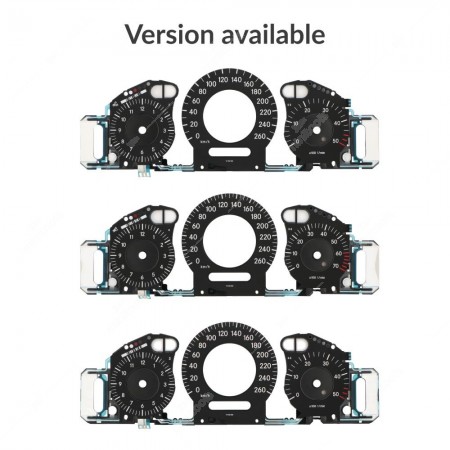 EL panel with gauge face (black - km/h) for Mercedes CLK W209, CLS C219 and E-Class W211 instrument clusters - versions available