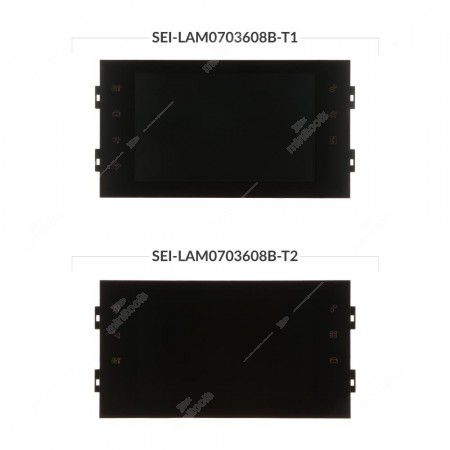 Comparison of LAM0703608B display versions