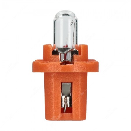 Automotive bulb BX8,5d 12V 1W with orange socket