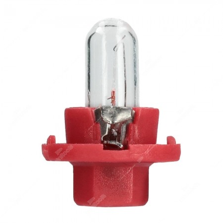 Automotive bulb BX8,4d 24V 1,5W with red socket