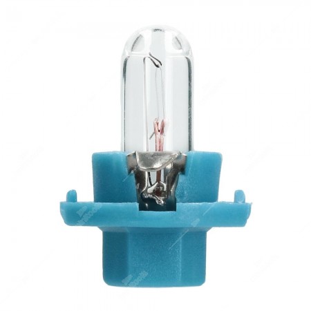Automotive bulb B8,4d 12V 1,8W with blu socket
