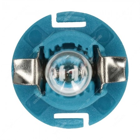 Instrument cluster bulb B8,4d 12V 1,8W with light blue top side