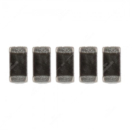 Pack of 5 NTC thermistors SMD 0603, 10 kΩ ±1%