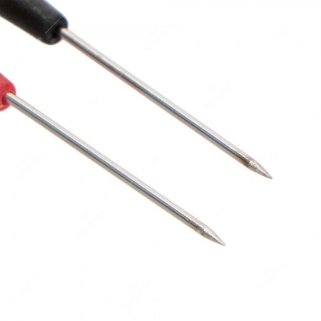 Thin needle test leads for multimers