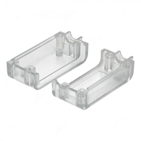 Polycarbonate box for electronics with cable grommet