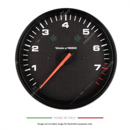 Porsche 911 964 Carrera 2, Carrera 4, RS and 993 Carrera 2, Carrera 4, Carrera RS and Targa rev counter with Minitools faceplate