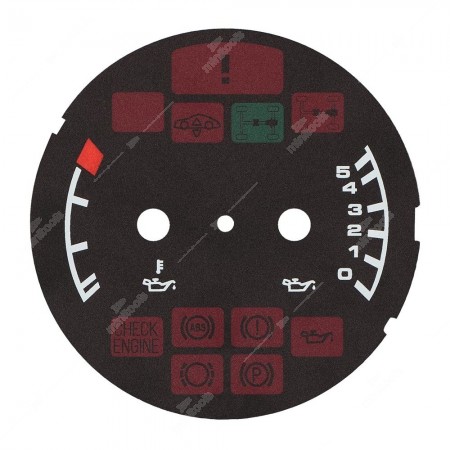 Porsche 911 964 oil pressure and temperature dial disc - warning lights off